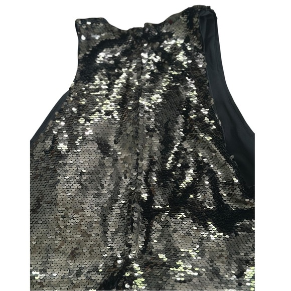 H&M NWT Sequin Cropped Tank - M - Picture 3 of 5